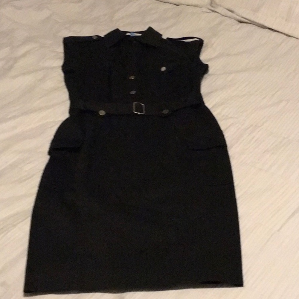Black,Calvin Klein, Cargo/ shirt dress